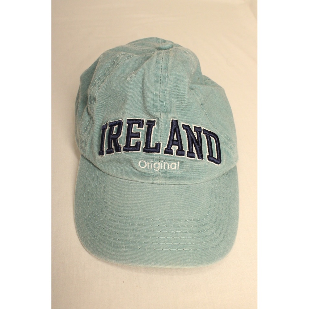 Robin Ruth Ireland Baseball Cap Unisex OS Teal Cotton Embroidered Souvenir Retro